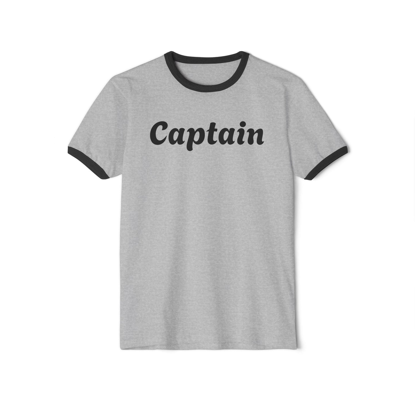 Team Captain Shirt | Classic Retro Cotton Ringer Tee
