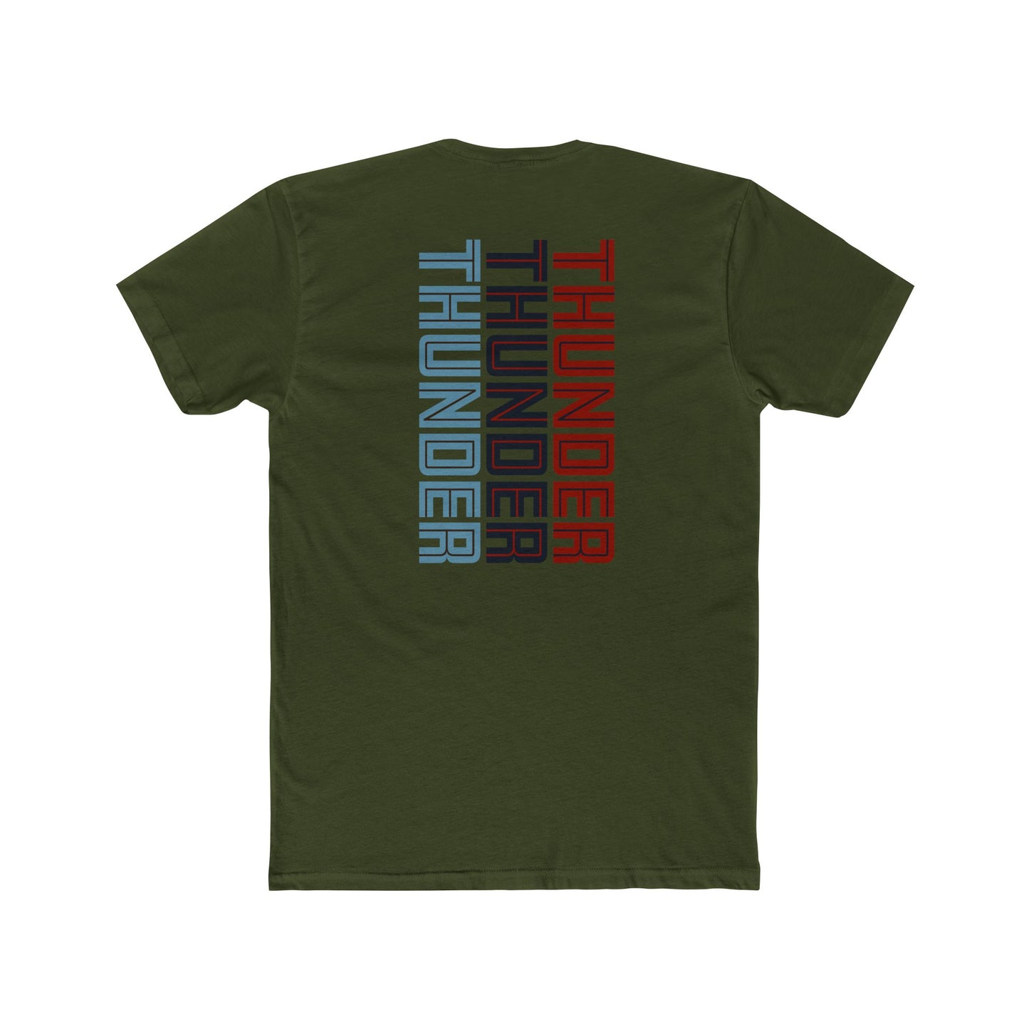 Hekili Thunder Tee | Unisex Graphic T-Shirt | Back Print Thunder Design | Soft Cotton Blend