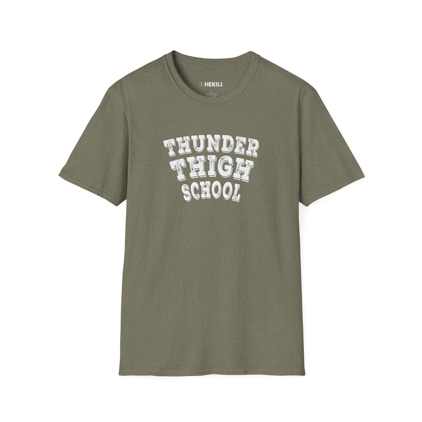 Thunder Thigh School T-Shirt | Soft 100% Ring-Spun Cotton