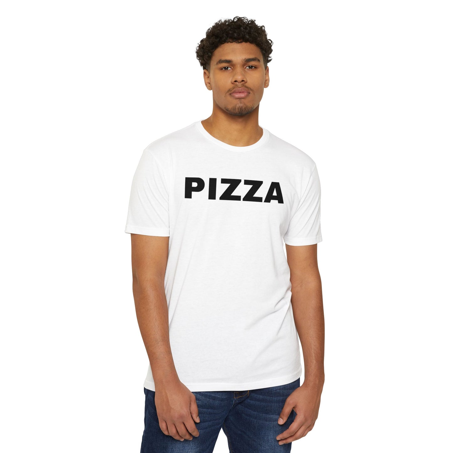 Pizza Lover's Unisex Tee, Foodie Graphic Shirt, Pizza T-Shirt, Cotton-Poly Blend
