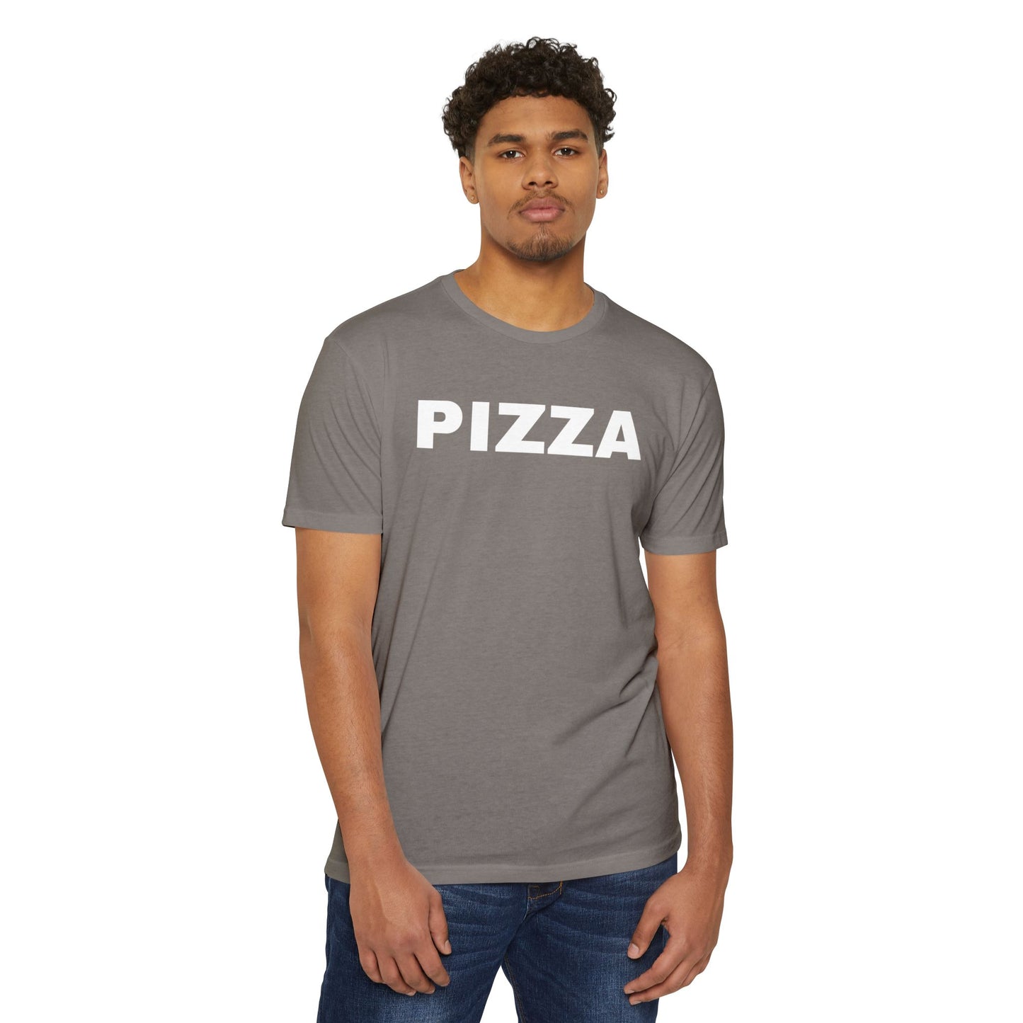 Pizza Lover's Unisex Tee, Foodie Graphic Shirt, Pizza T-Shirt, Cotton-Poly Blend