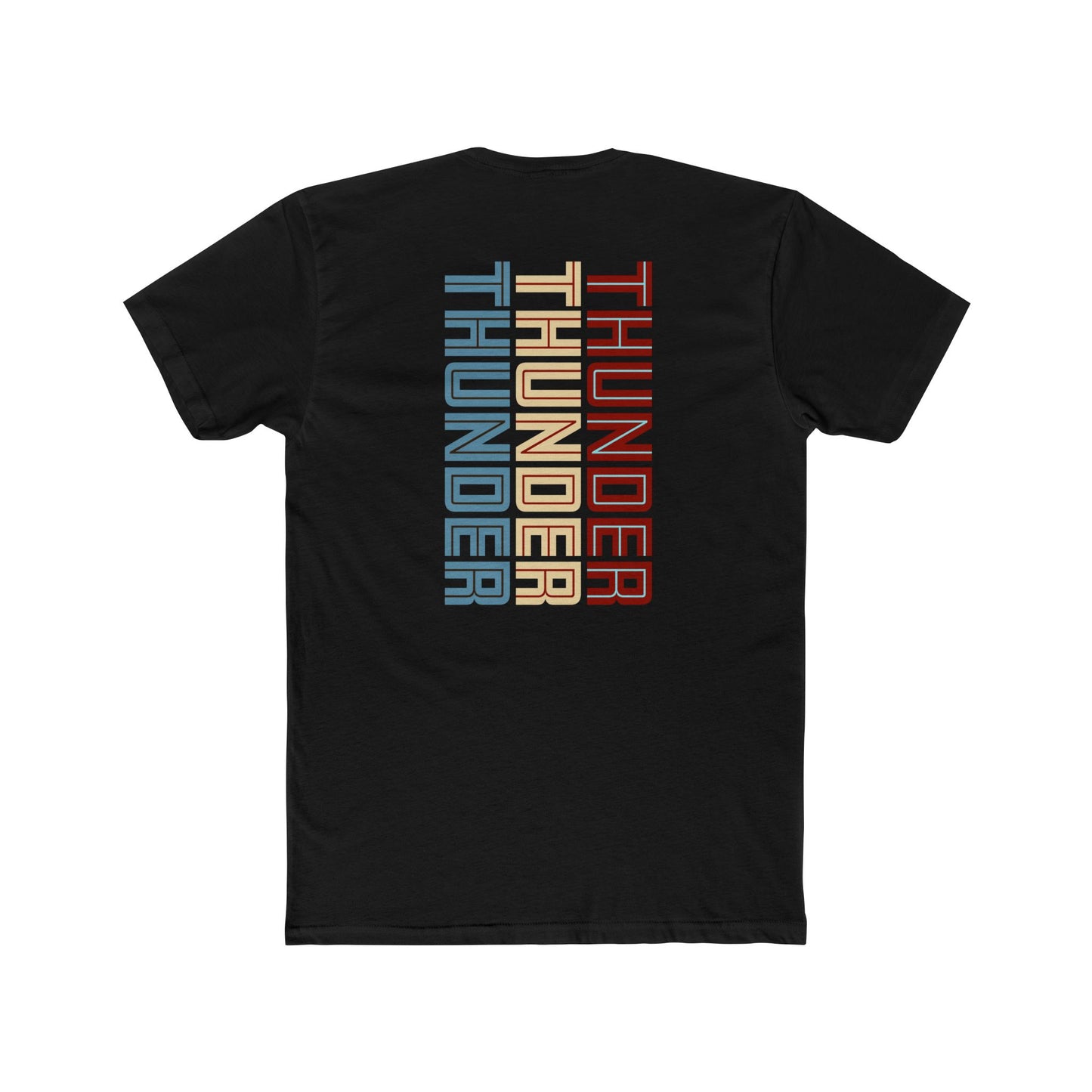 Hekili Thunder Tee | Unisex Graphic T-Shirt | Back Print Thunder Design | Soft Cotton Blend