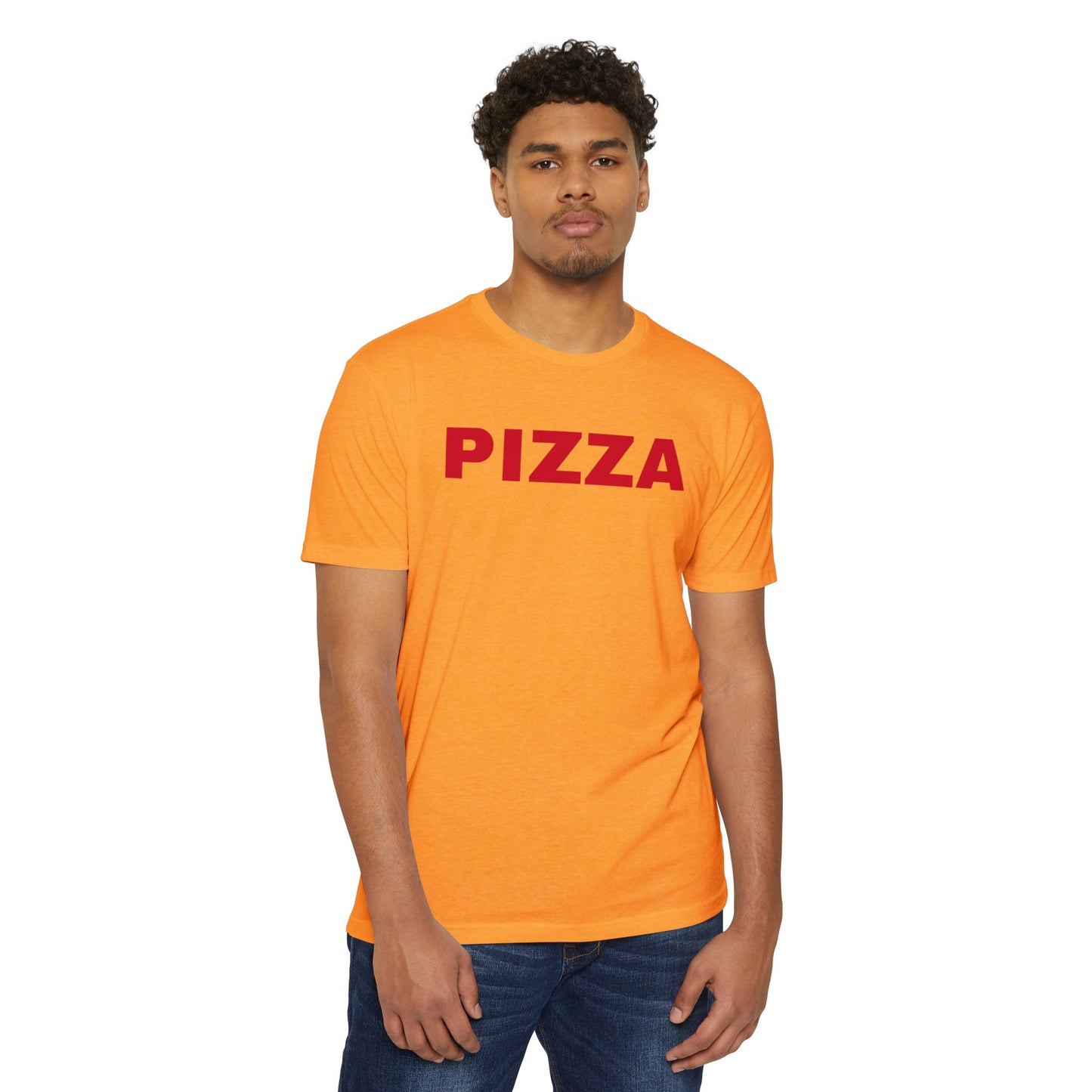 Pizza Lover's Unisex Tee, Foodie Graphic Shirt, Pizza T-Shirt, Cotton-Poly Blend
