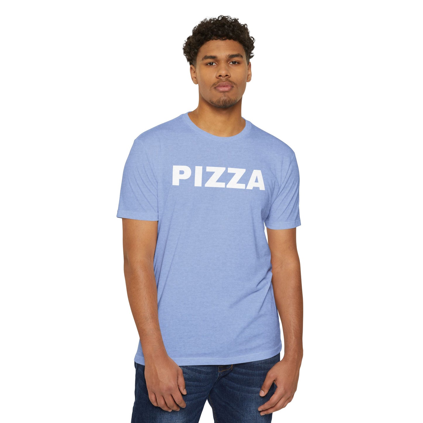 Pizza Lover's Unisex Tee, Foodie Graphic Shirt, Pizza T-Shirt, Cotton-Poly Blend