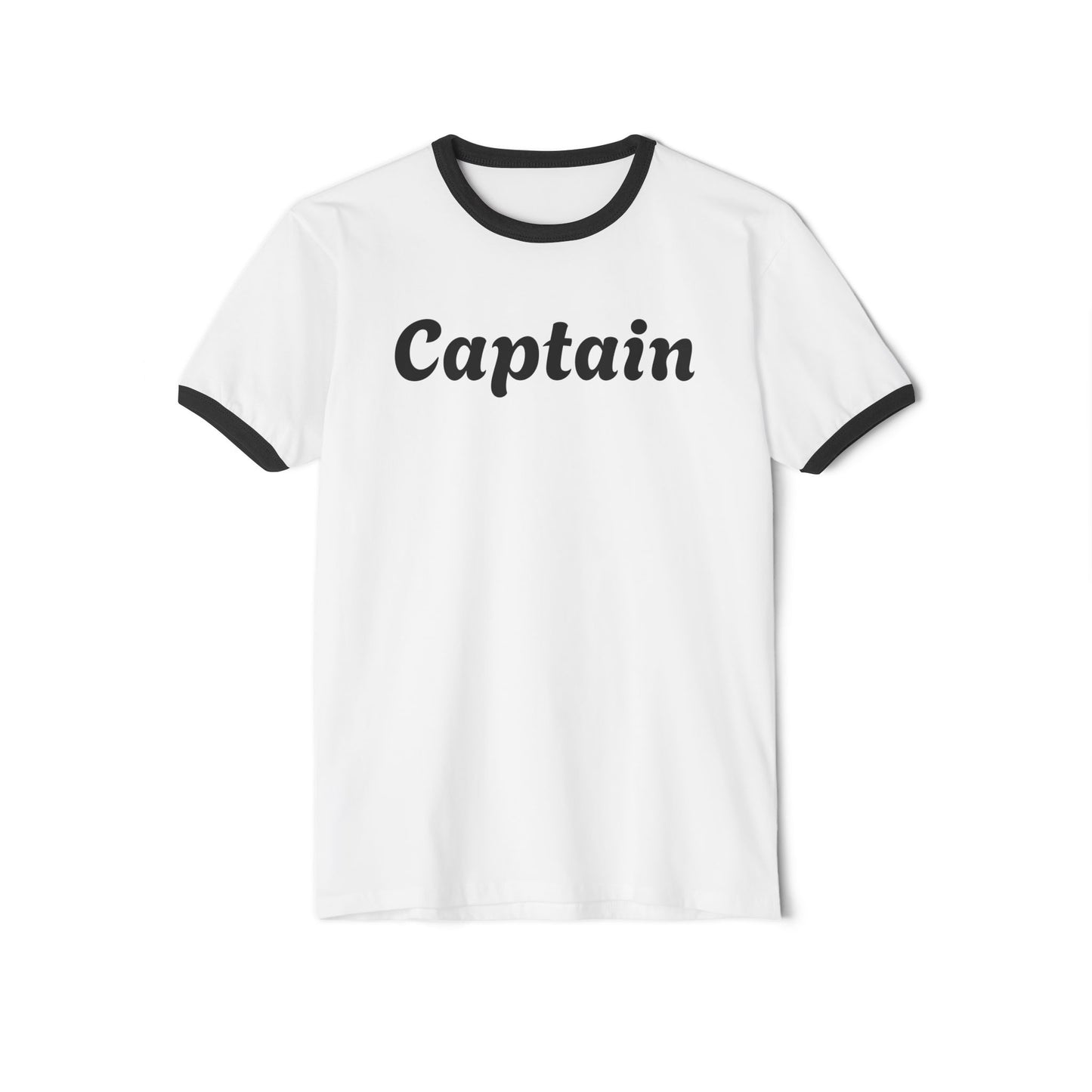 Team Captain Shirt | Classic Retro Cotton Ringer Tee