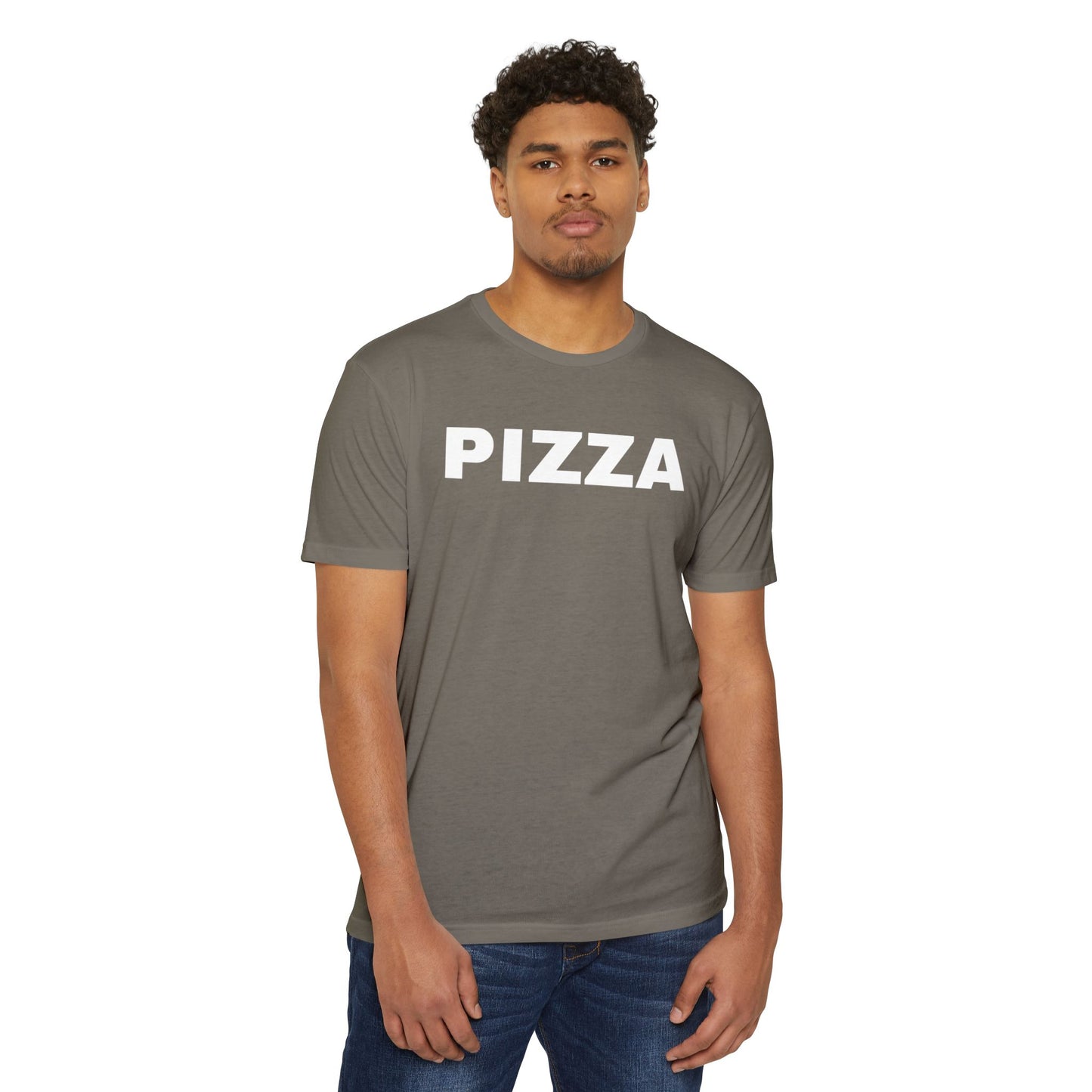 Pizza Lover's Unisex Tee, Foodie Graphic Shirt, Pizza T-Shirt, Cotton-Poly Blend