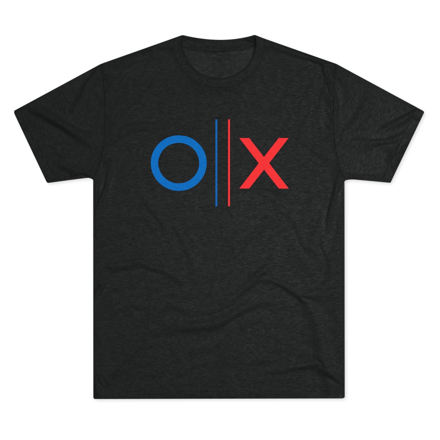 Democratic Process Voting Tee | Blue O vs Red X Shirt