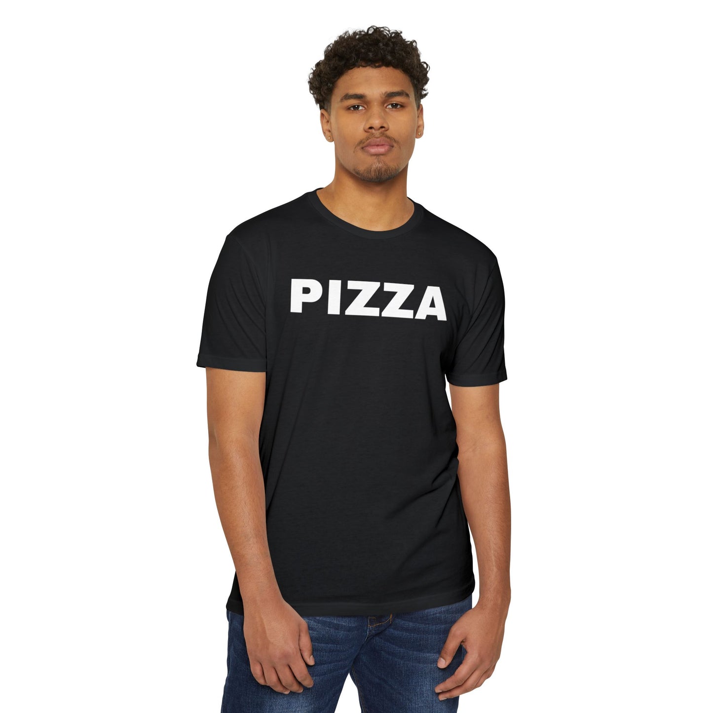 Pizza Lover's Unisex Tee, Foodie Graphic Shirt, Pizza T-Shirt, Cotton-Poly Blend