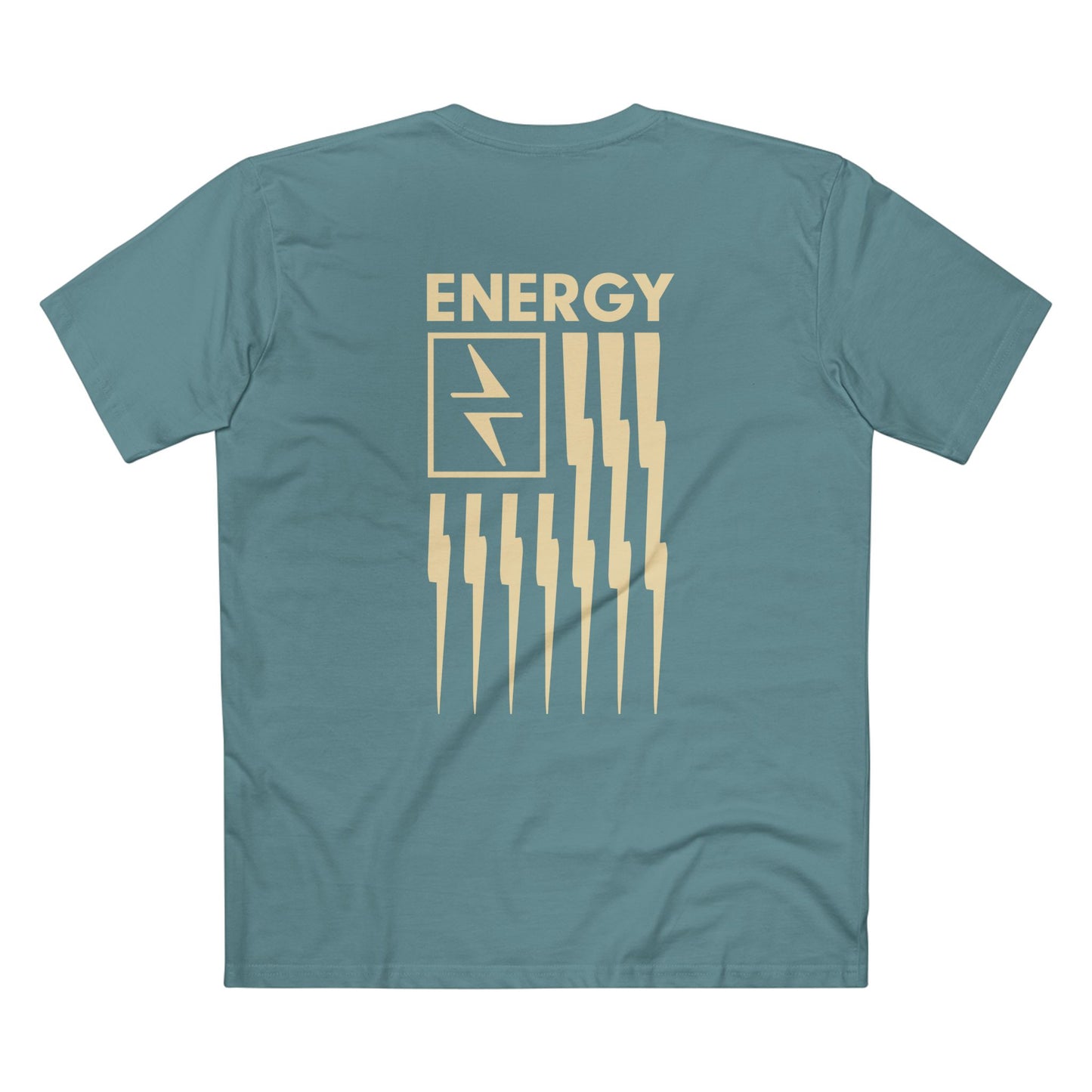 Hekili Thunder Energy T-Shirt | Lightning Flag Design | Men’s & Unisex Cotton Tee