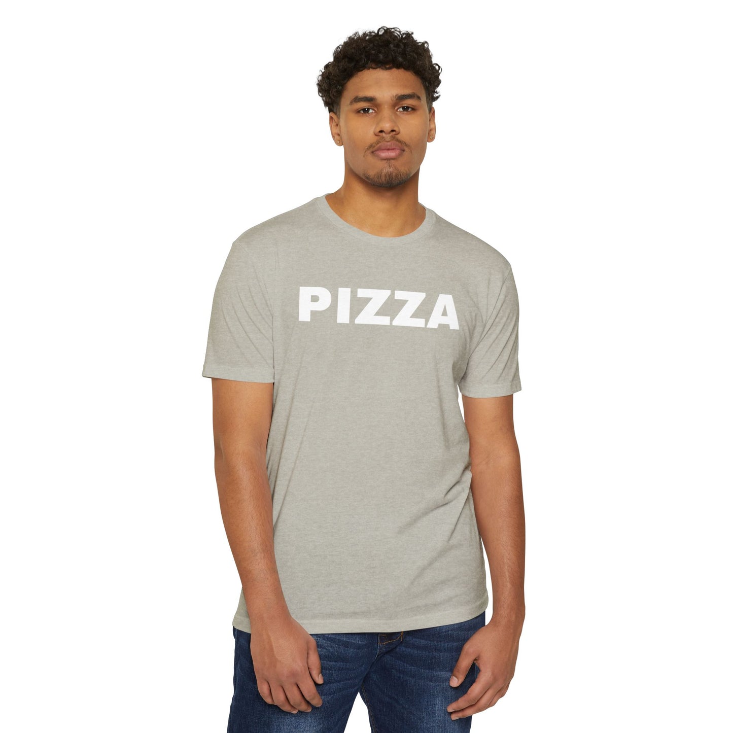 Pizza Lover's Unisex Tee, Foodie Graphic Shirt, Pizza T-Shirt, Cotton-Poly Blend