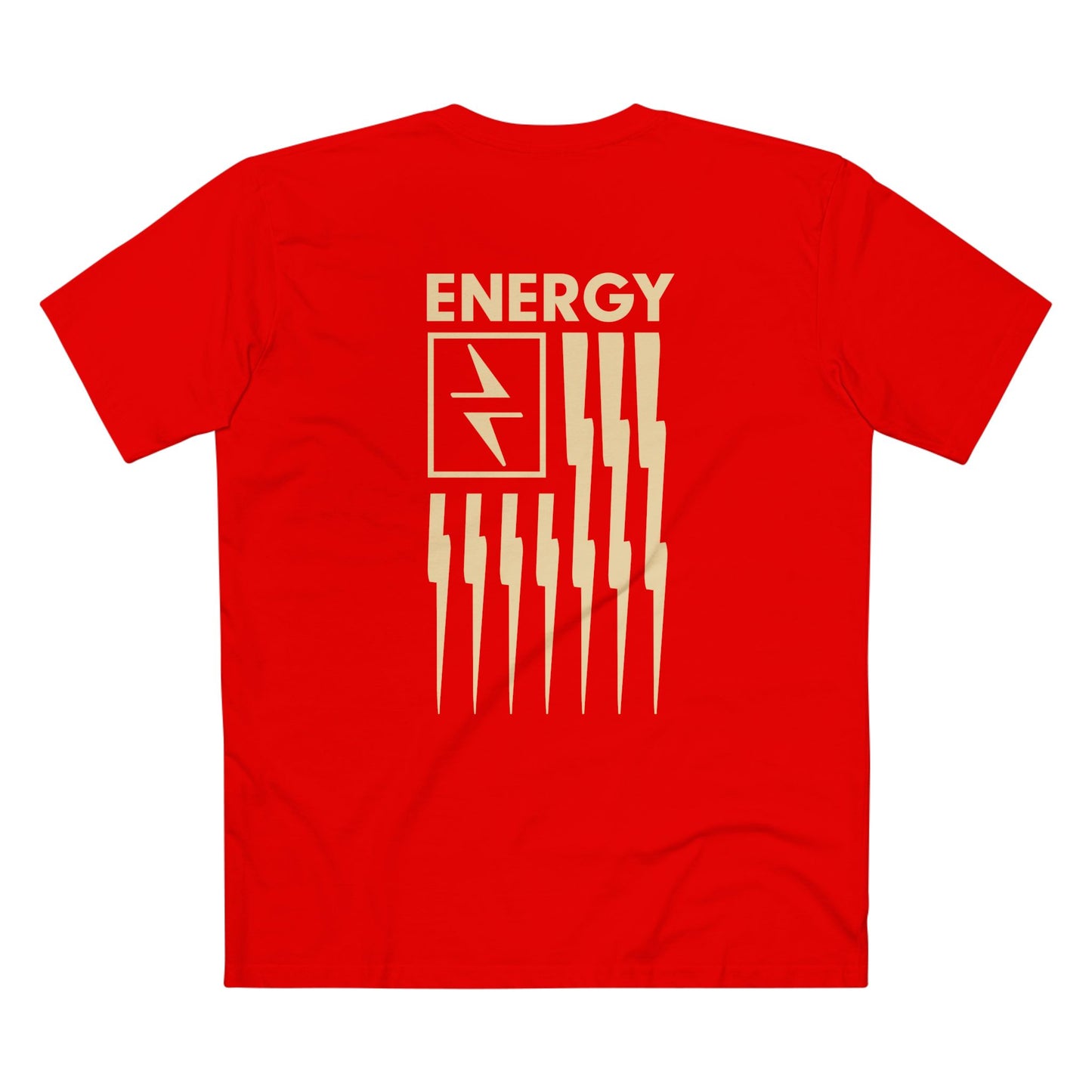 Hekili Thunder Energy T-Shirt | Lightning Flag Design | Men’s & Unisex Cotton Tee