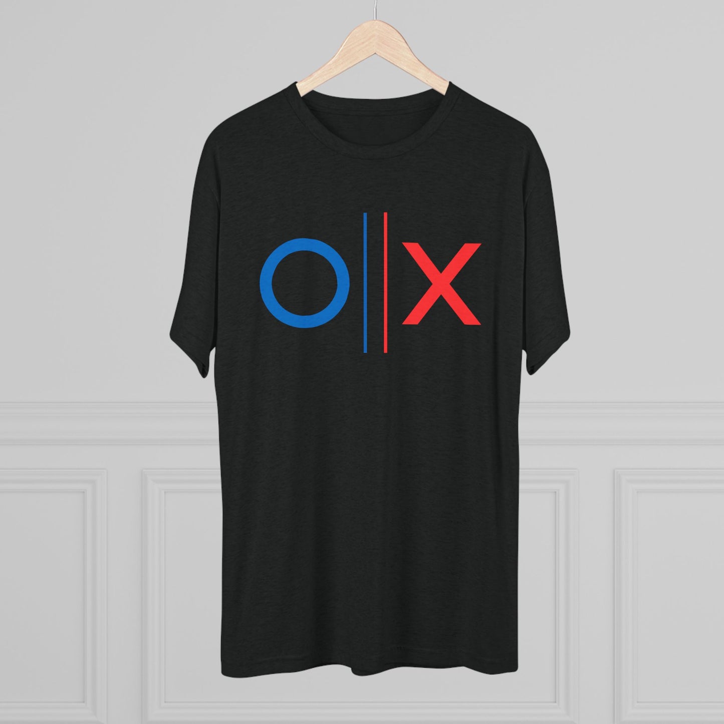 Democratic Process Voting Tee | Blue O vs Red X Shirt