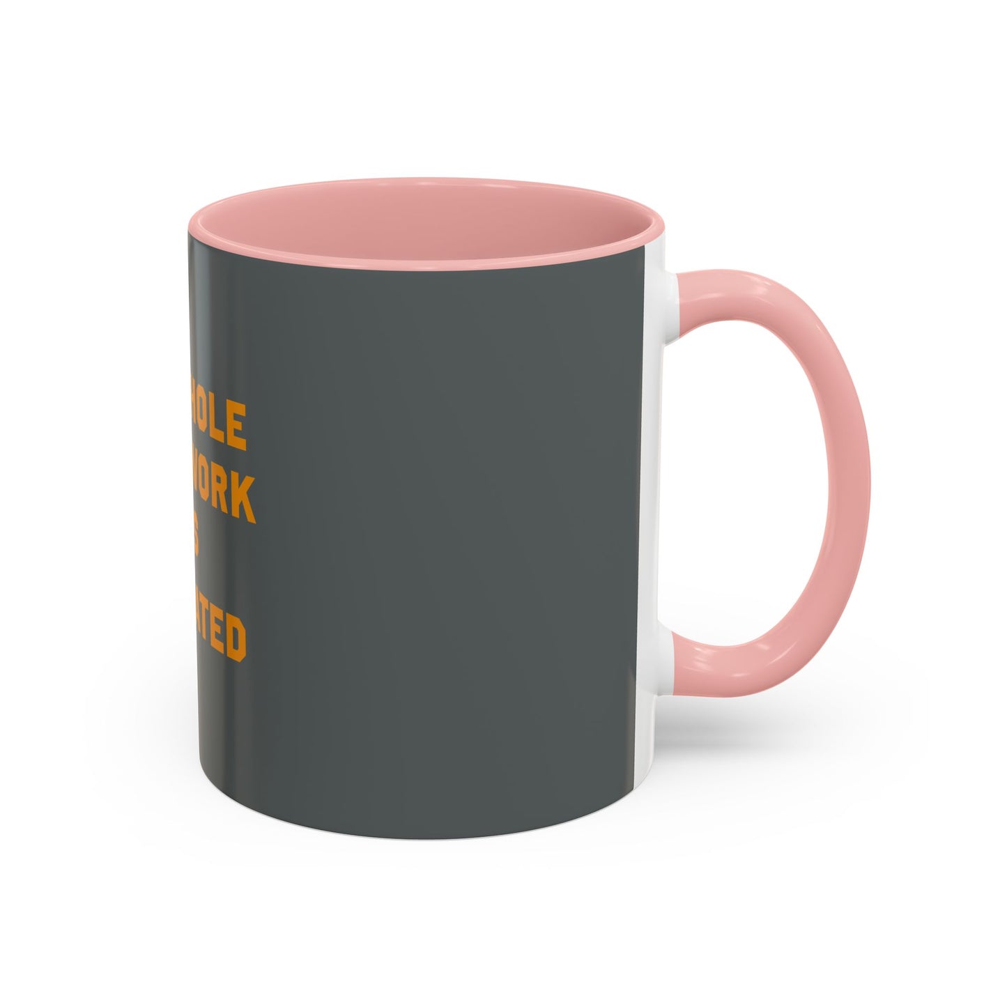 Teamwork Is Overrated Coffee Mug | Snarky Robot Humor Cup