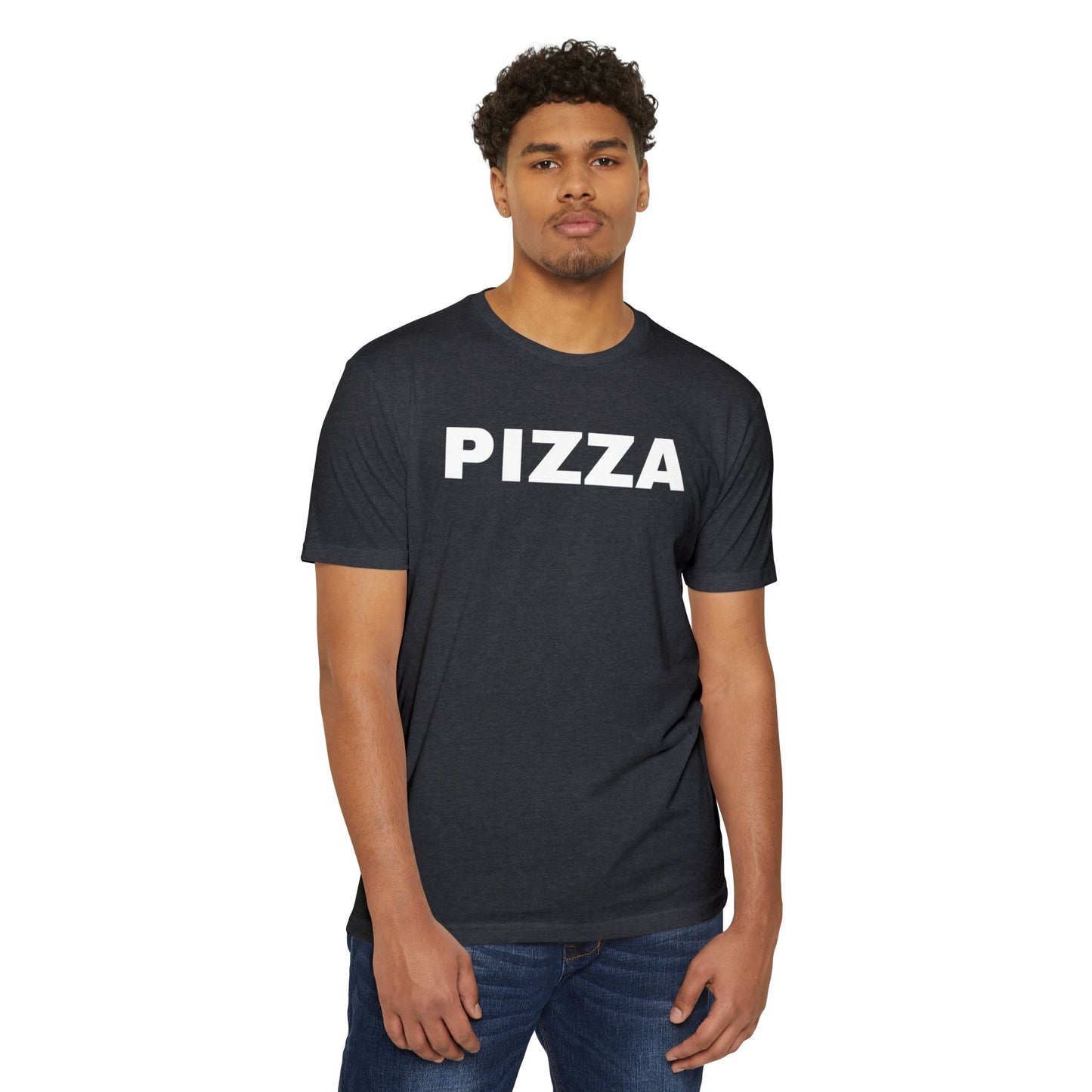 Pizza Lover's Unisex Tee, Foodie Graphic Shirt, Pizza T-Shirt, Cotton-Poly Blend