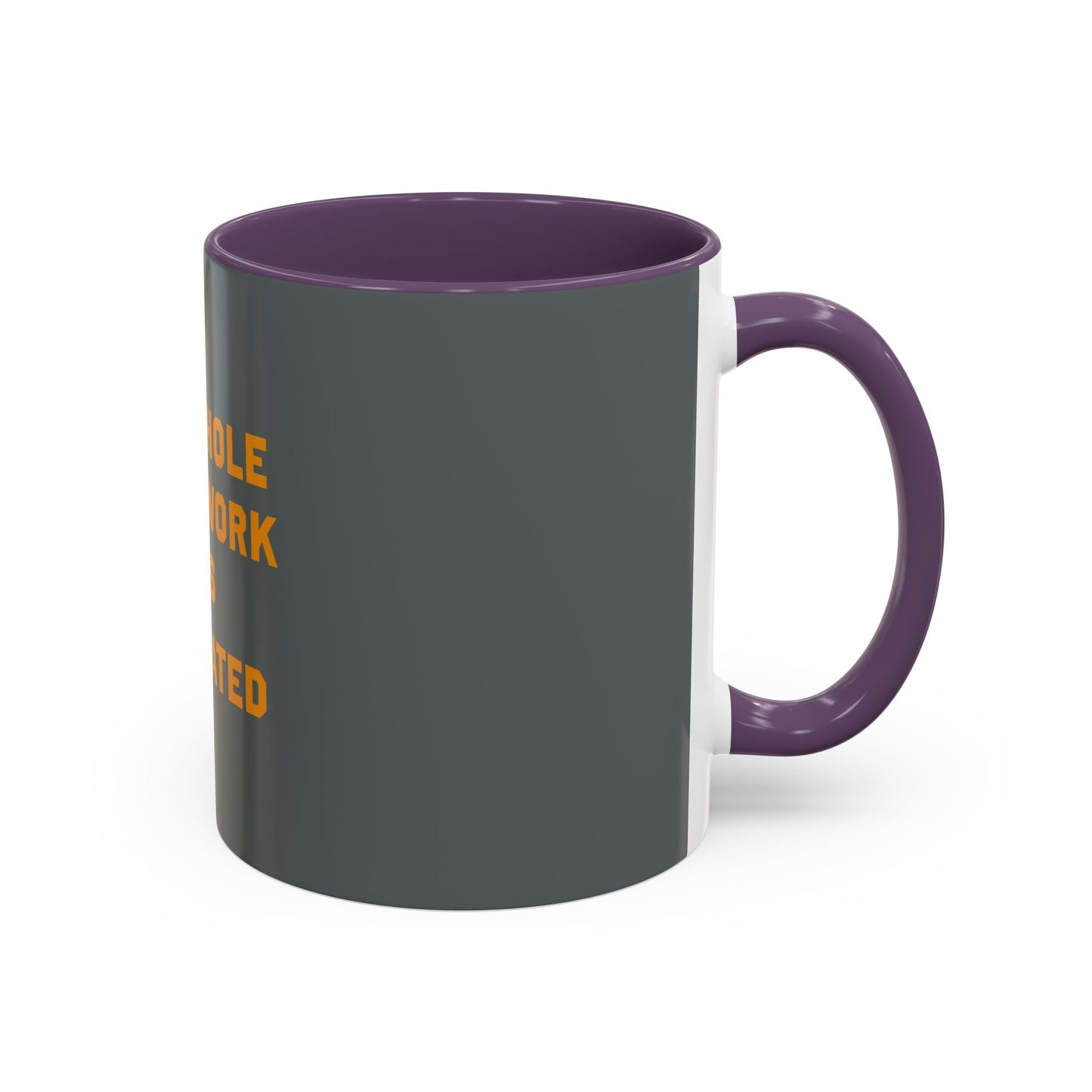 Teamwork Is Overrated Coffee Mug | Snarky Robot Humor Cup