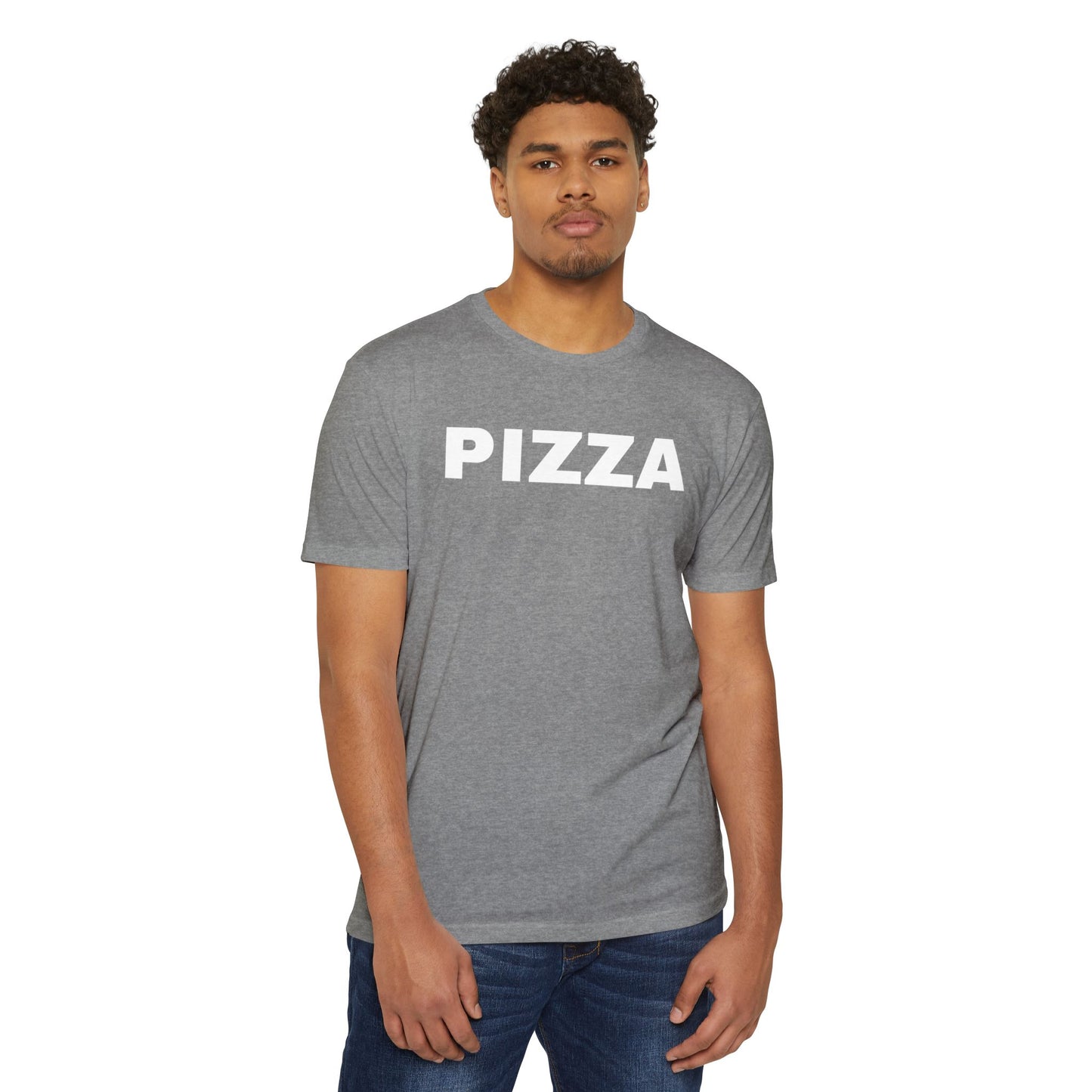 Pizza Lover's Unisex Tee, Foodie Graphic Shirt, Pizza T-Shirt, Cotton-Poly Blend
