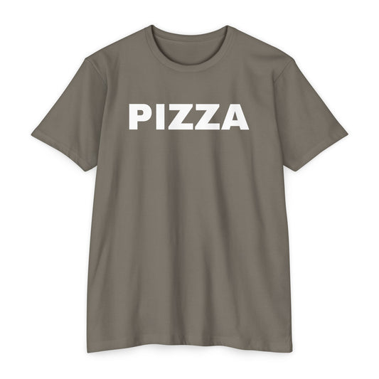 Pizza Lover's Unisex Tee, Foodie Graphic Shirt, Pizza T-Shirt, Cotton-Poly Blend